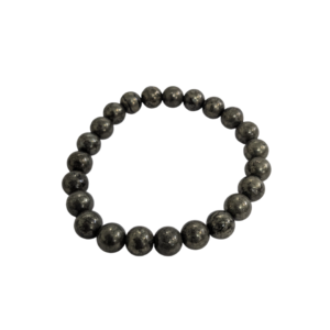 Pyrite Bracelet for Women Men's Gifts - Protection Healing Crystal Bracelet - 8mm Gemstone Beaded Adjustable